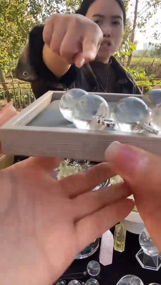 未镶嵌珠宝半成品水晶白水晶吊坠多样性发其一