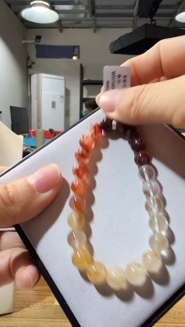 未镶嵌手链水晶优0379 约8mm