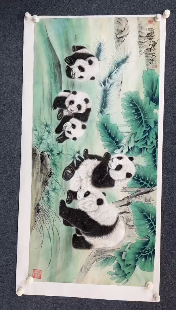 国画10.1zz-郑志宗-四尺丝绢7