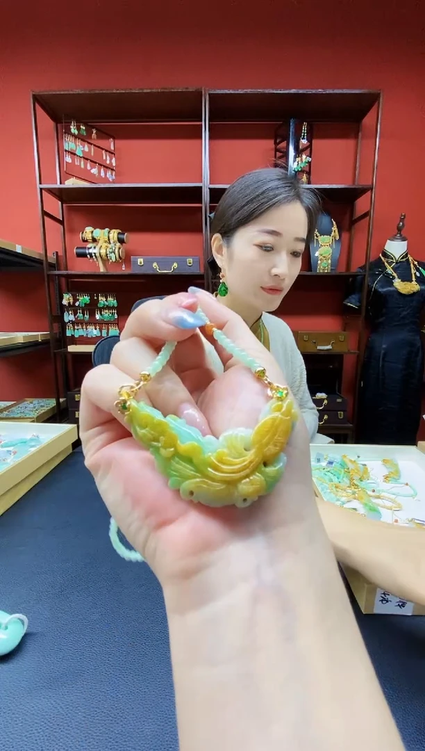 颈饰未镶嵌翡翠翡翠吊坠