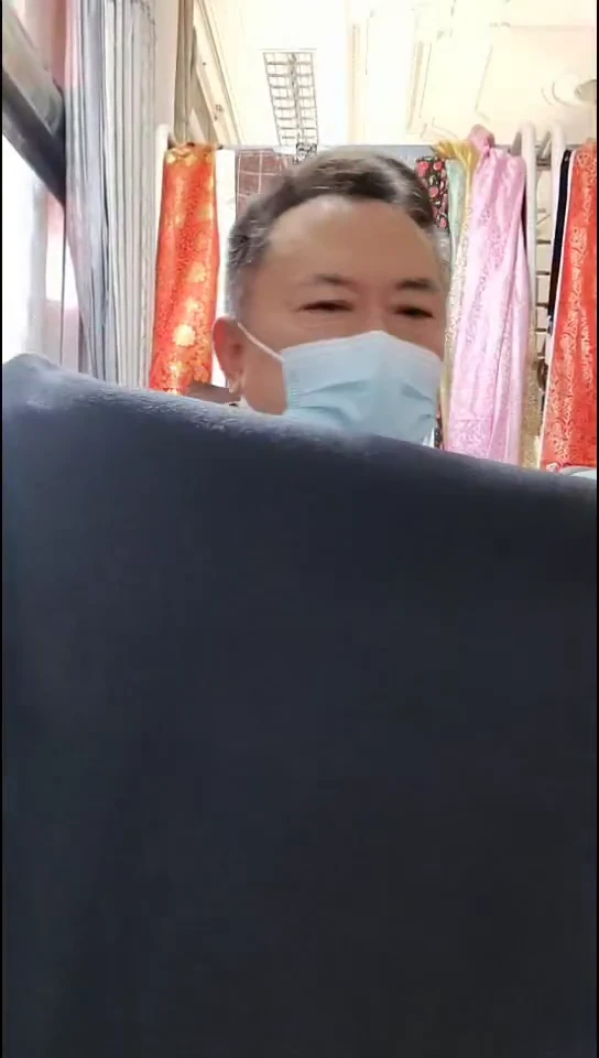 深灰奶咖啡格子双色双面布料