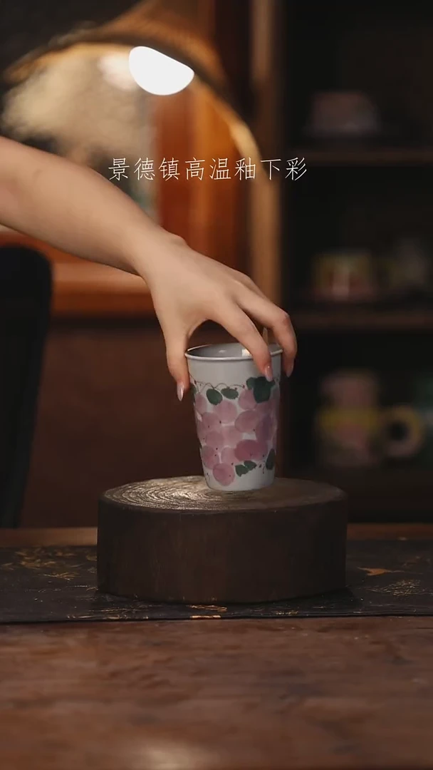 陶瓷景德镇高温釉下手绘陶瓷205