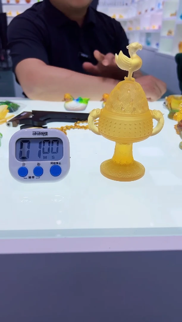 【闪购商品】泥塑古法琉璃金乌香炉摆件