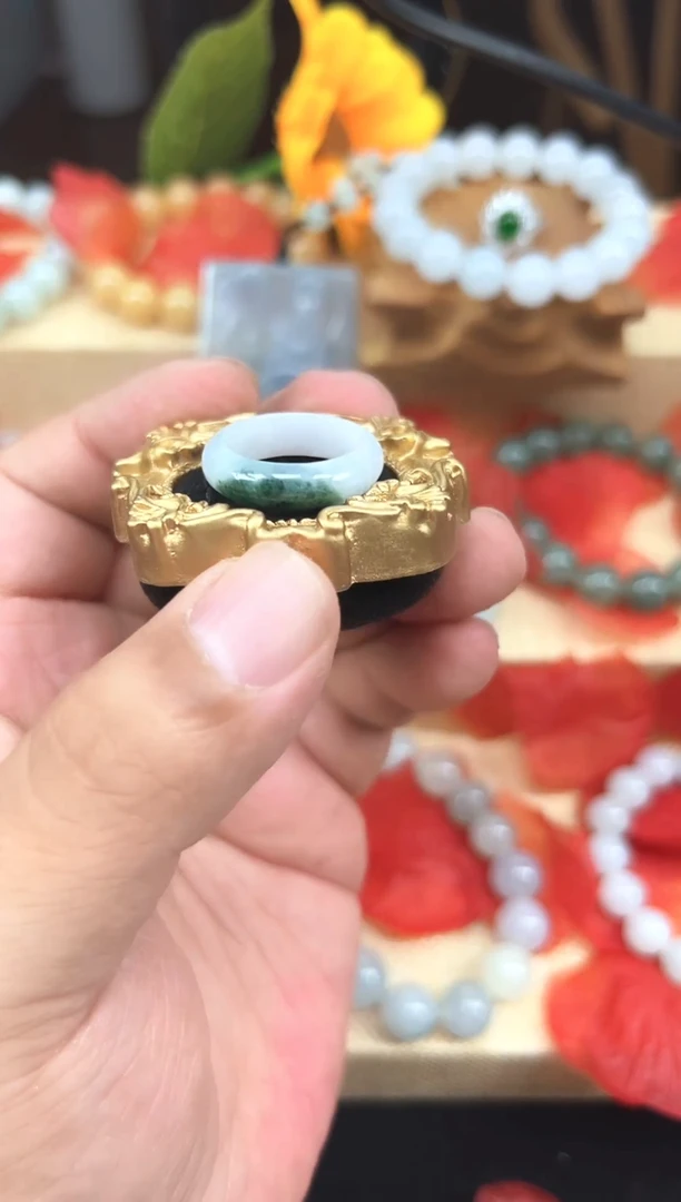 未镶嵌戒圈翡翠翡翠戒圈