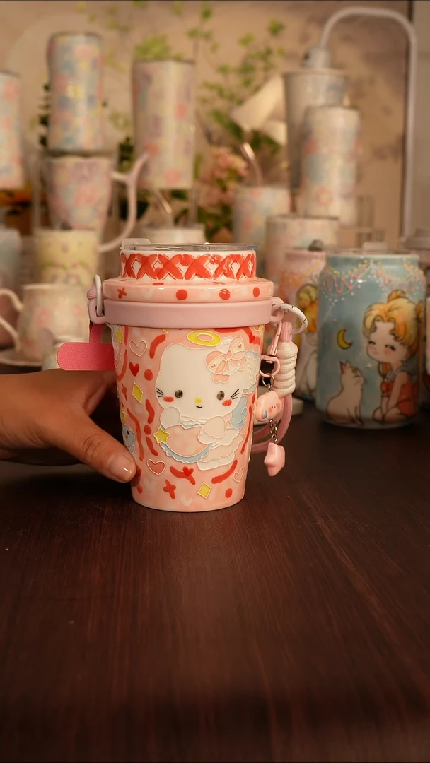 景德镇手绘的杯子