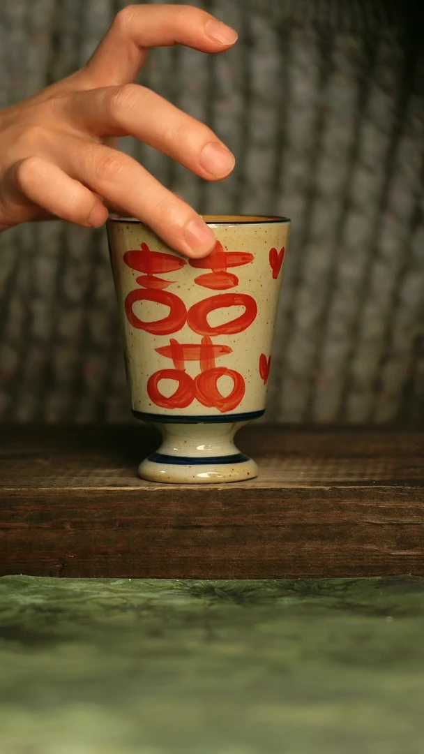 瓷器青诗集手工手绘瓷器