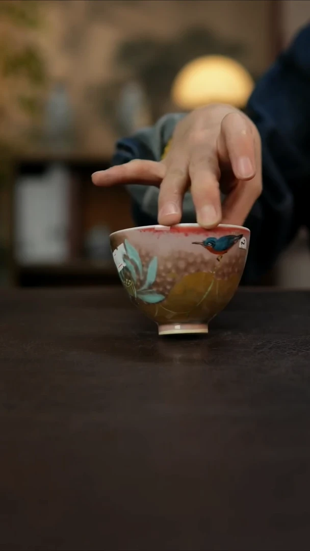 景德镇陶瓷杯碗柴烧多人