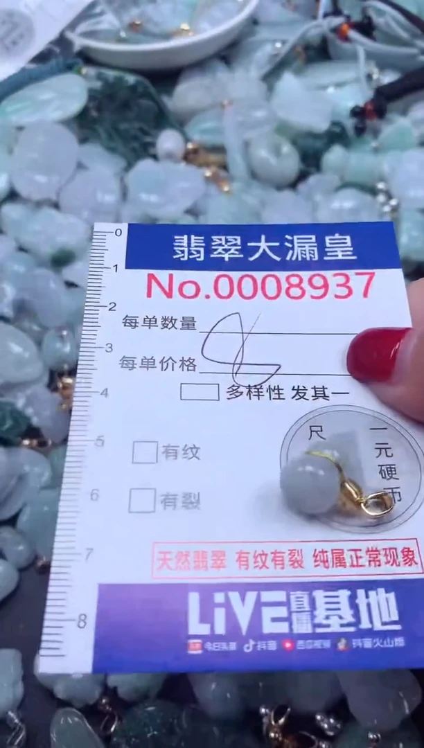 颈饰未镶嵌翡翠8937