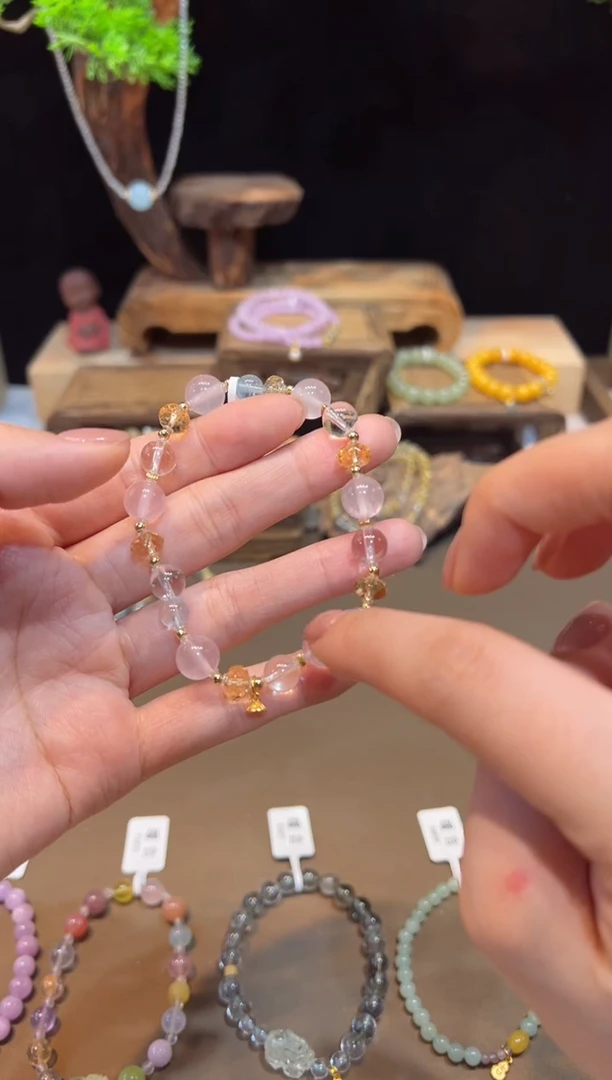 水晶手链未镶嵌手饰@@0522