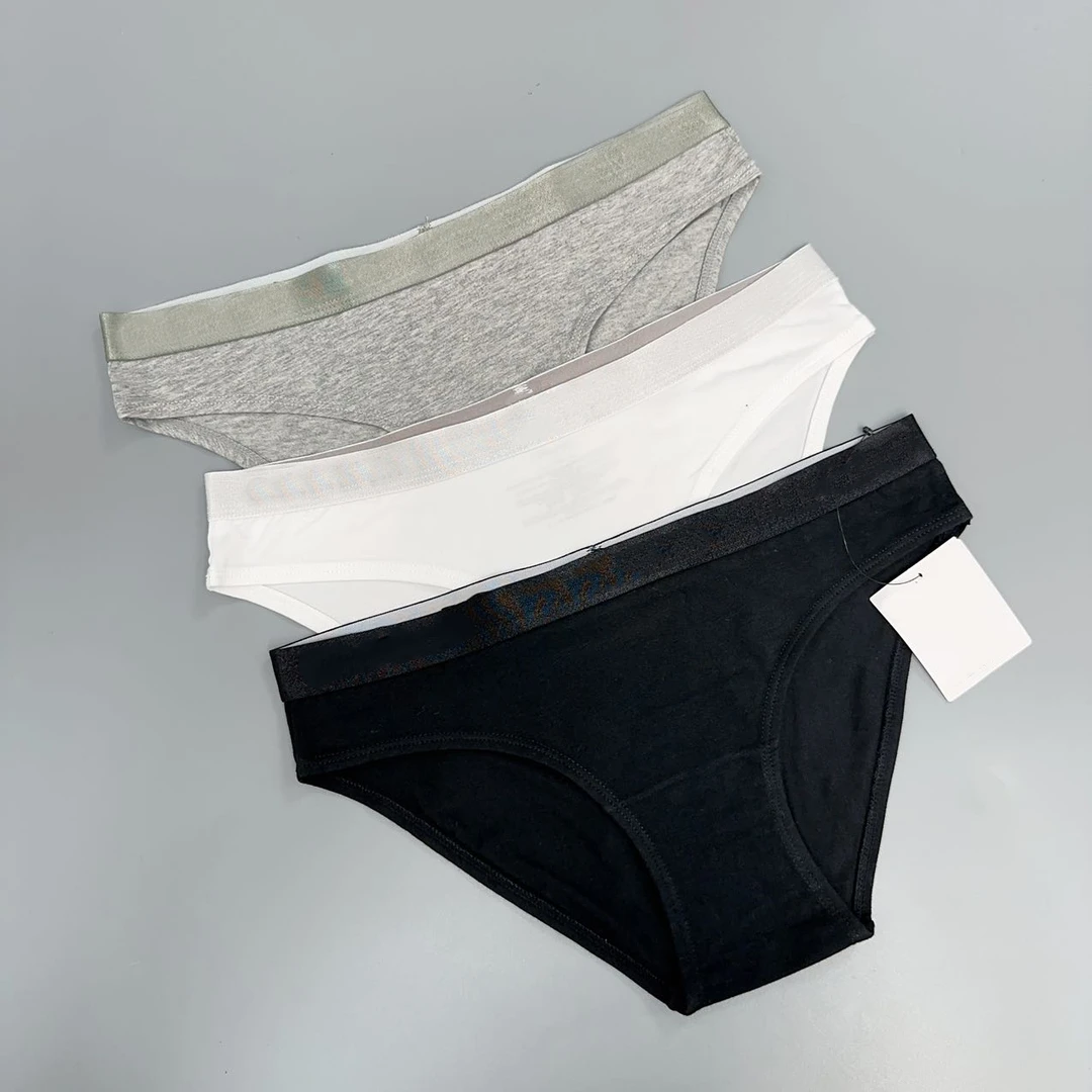 宝丫轻奢  女式时尚简约提花腰边三角内裤K3898