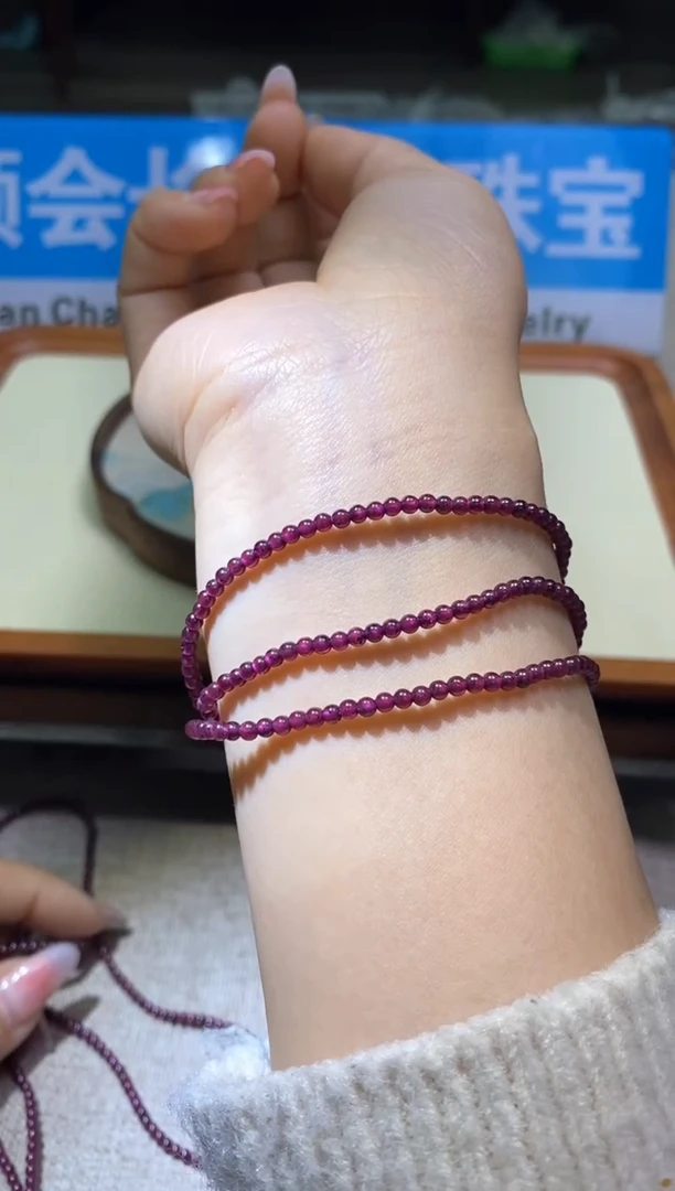 【闪购商品】石榴石手链未镶嵌多样性发一件161