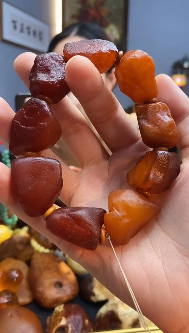 手串琥珀未镶嵌手串