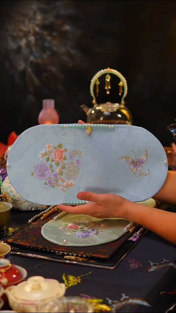 078茶席茶席40x20cm