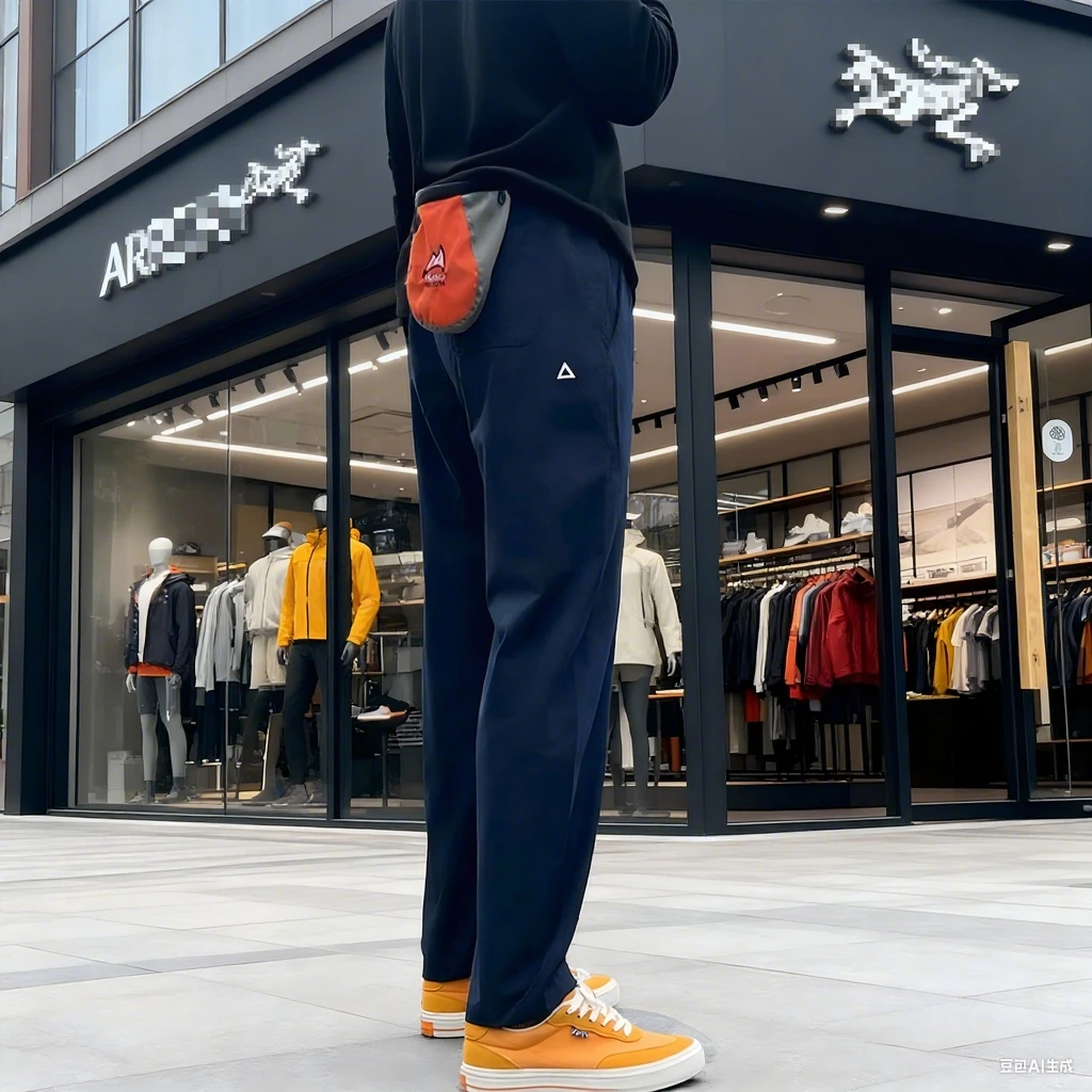 秋冬新款户外直筒运动时尚百搭防风加绒保暖男女同款宽松休闲裤男