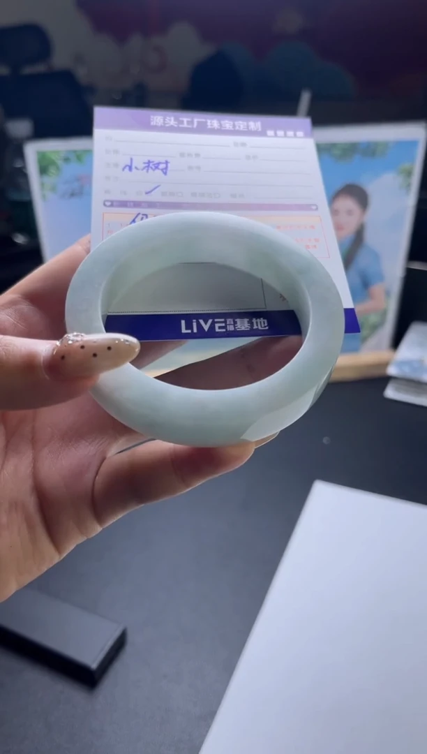 未镶嵌手镯定制翡翠50到62定制不退不换