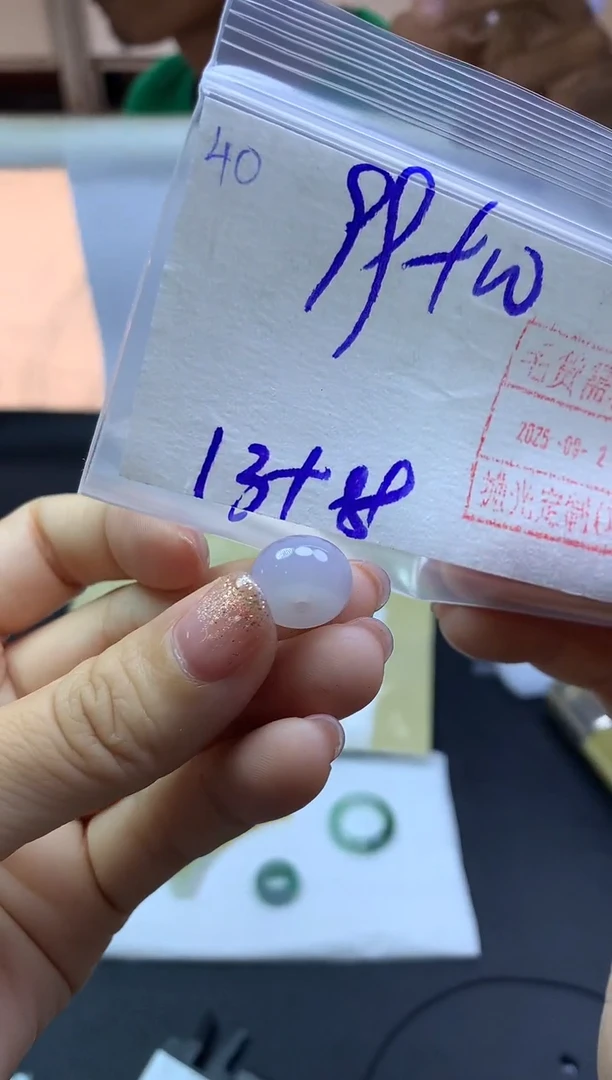 未镶嵌定制翡翠40小肥扣*109元毛货需精抛光