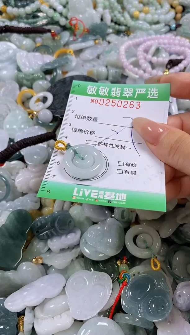 翡翠未镶嵌颈饰闪购0250263多样性发其一