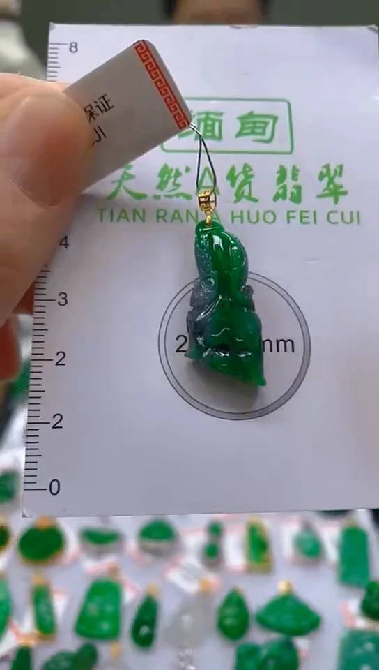 【闪购商品】翡翠颈饰18K金镶嵌新号开播，全场乱卖