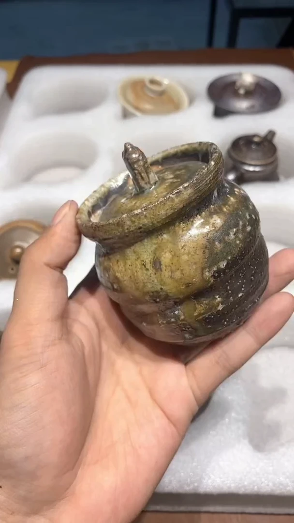 奢瓷/瑞寅柴烧茶器（宝瓶）620 微瑕