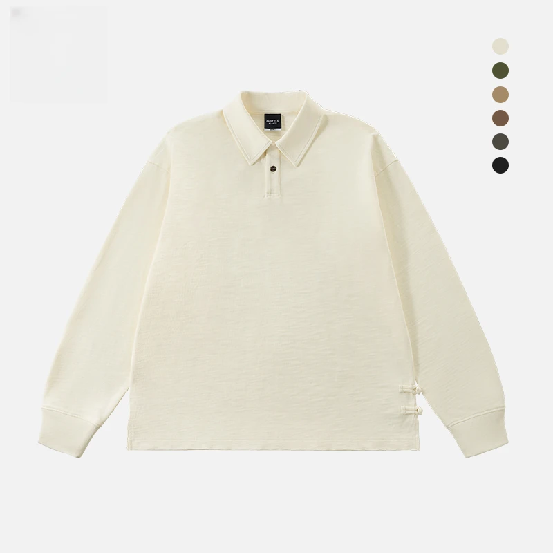 CLOTTEE by CLOT 竹节棉盘扣Polo衫 中式 男女同款 榫卯系列