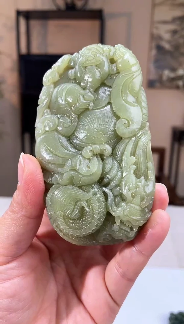 【闪购商品】定制和田玉多样性发货拍一发一04124