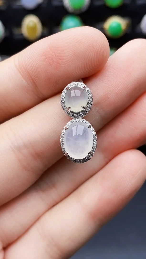 银S925镶嵌戒指翡翠0103