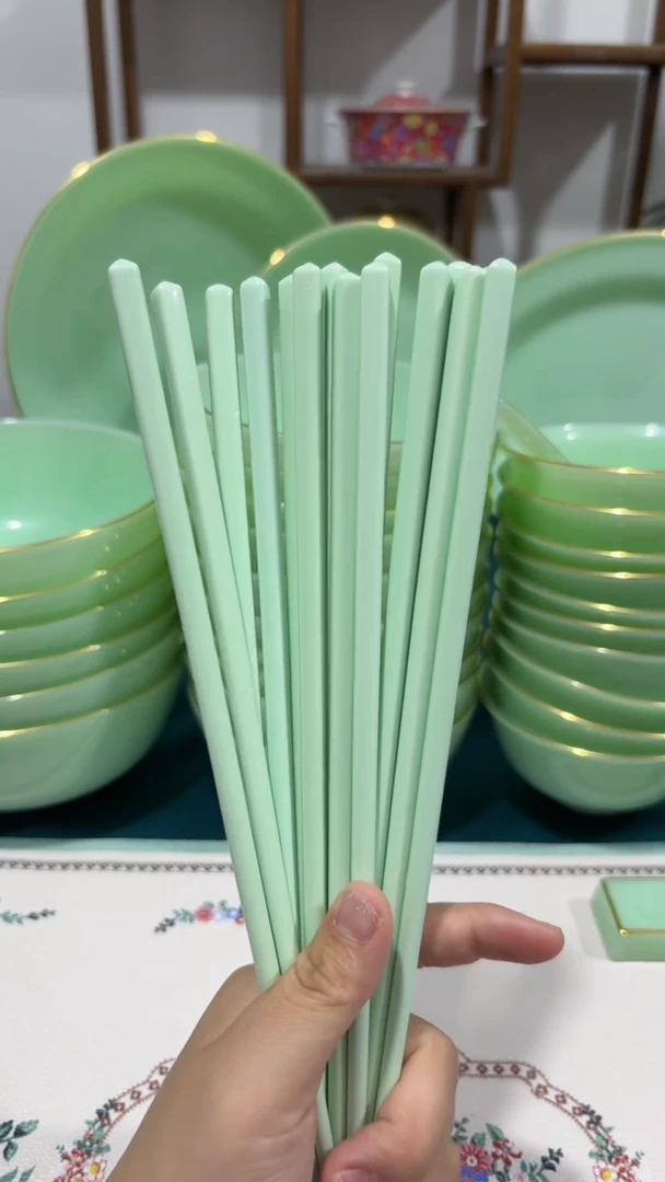 硬质细瓷  玉瓷筷子10双福利价格