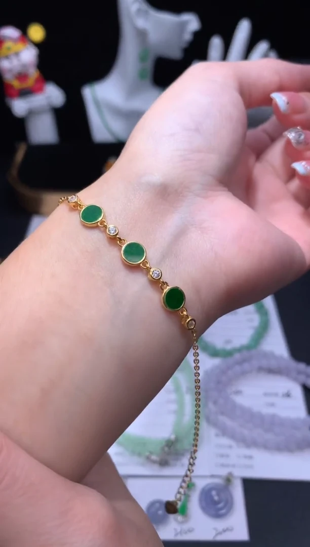 银S925镶嵌定制翡翠48小时鉴赏期 退货不扣服务费