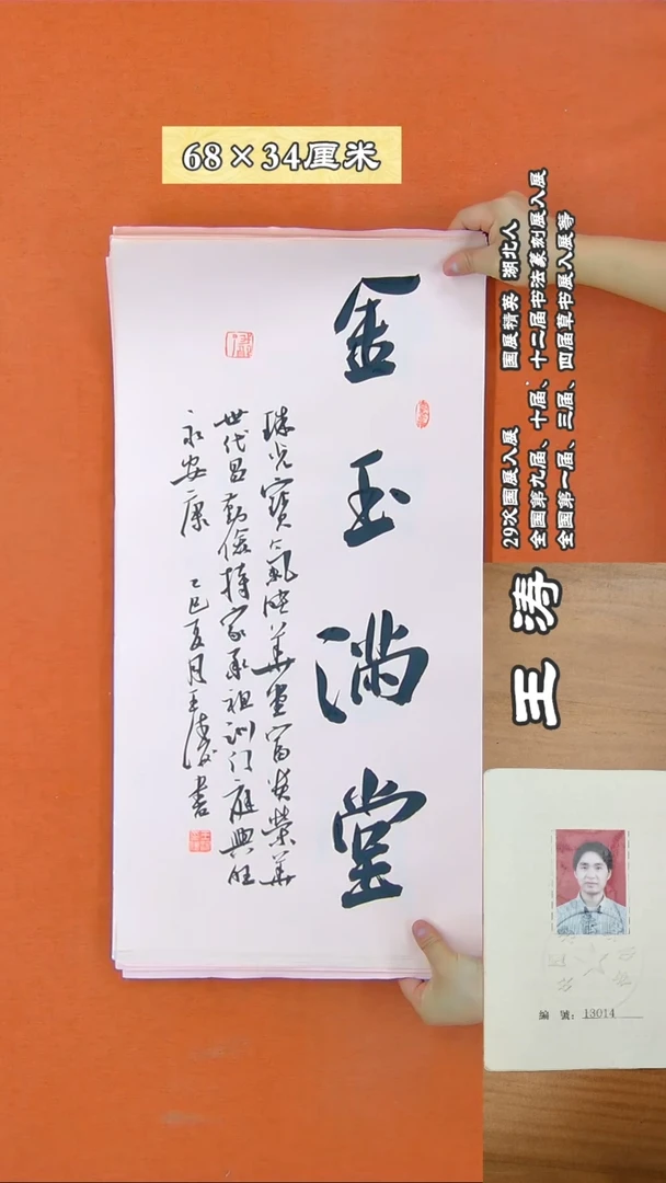 书法66D王涛书法作品