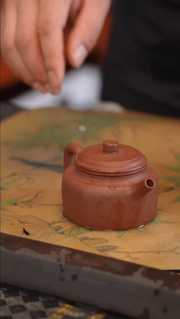茶壶紫砂原矿手工制作
