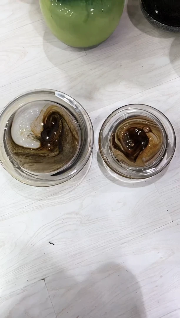 S**格慕忆家手作琉璃花瓶一对