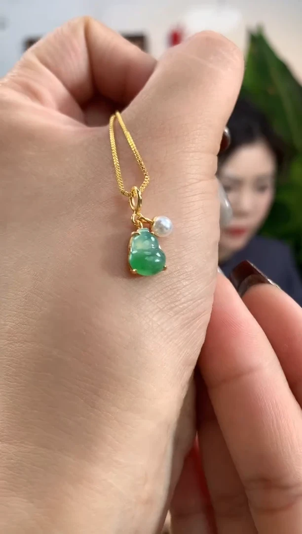【闪购商品】翡翠银S925镶嵌吊坠(不含链)吊坠