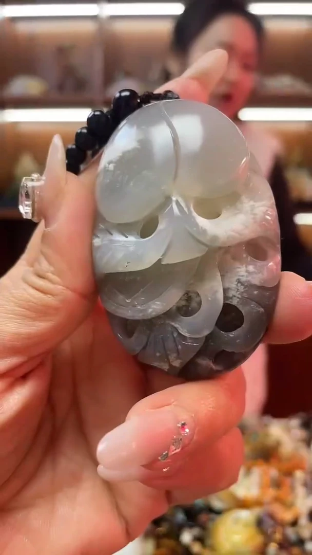 未镶嵌蛇纹石玉手把