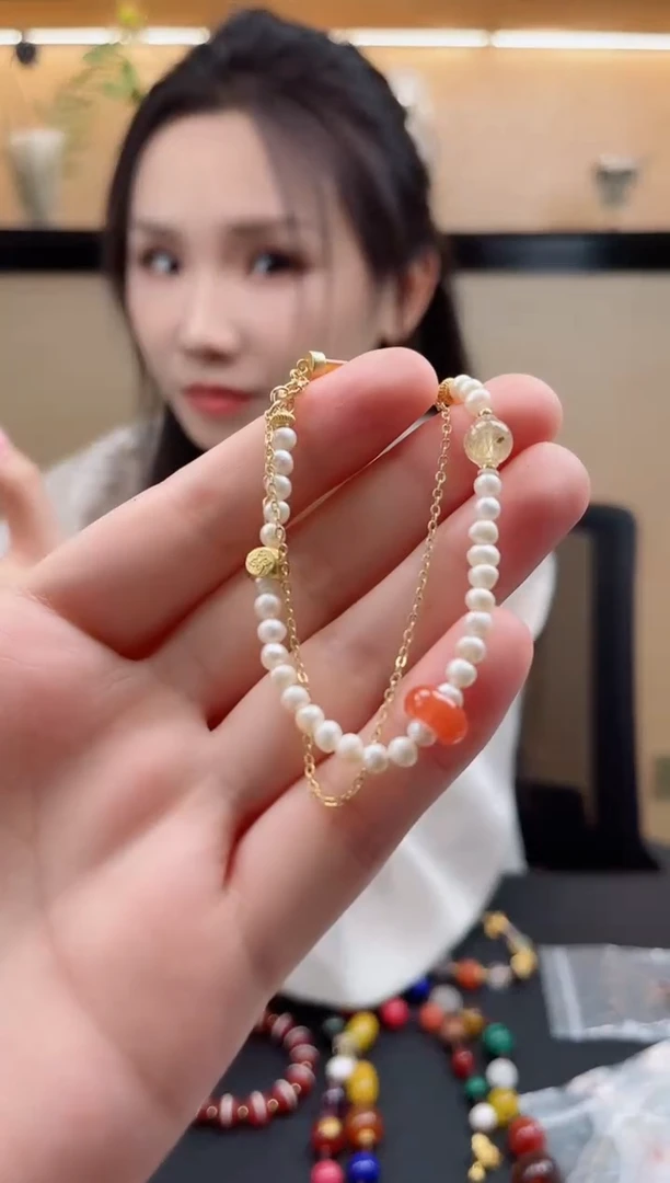 未镶嵌手绳淡水珍珠库存有限 售完即止