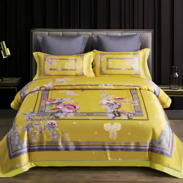 中式高奢金丝银线款四件套【三总】