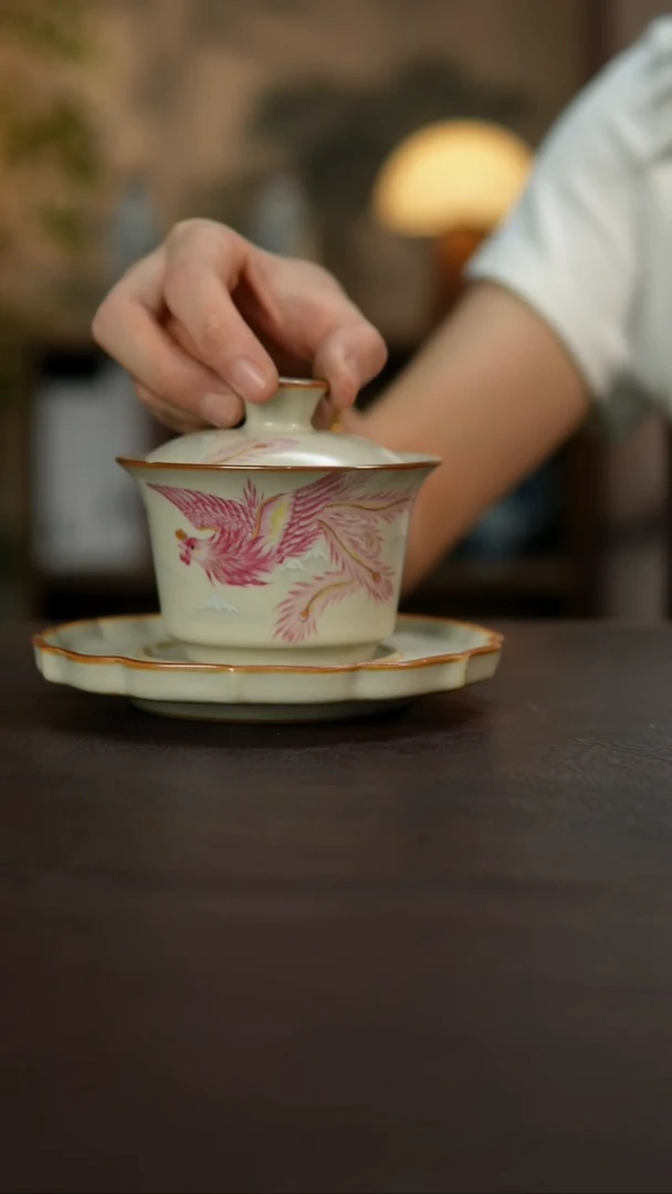 杯景德镇陶瓷杯碗柴烧多人微瑕