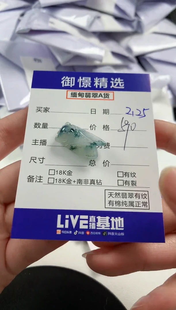 【闪购商品】翡翠颈饰未镶嵌29          
