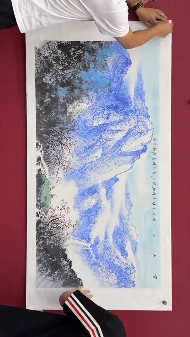 国画国画绘画山水花鸟