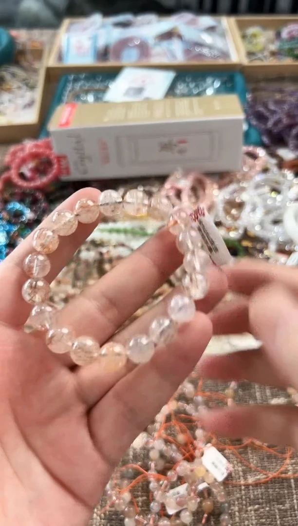 水晶手串未镶嵌多样性发一