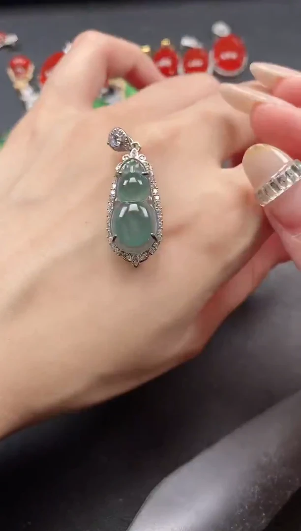 银S925镶嵌戒指翡翠51151
