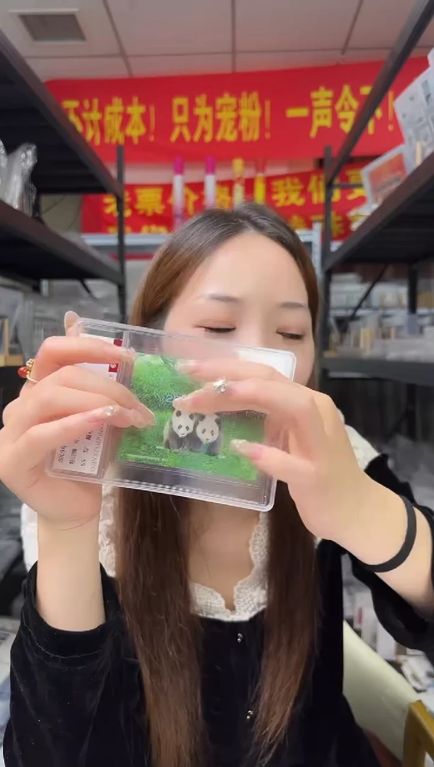 特528M 可爱动物邮票-大熊猫 （小型张）RCGS评级 盒装