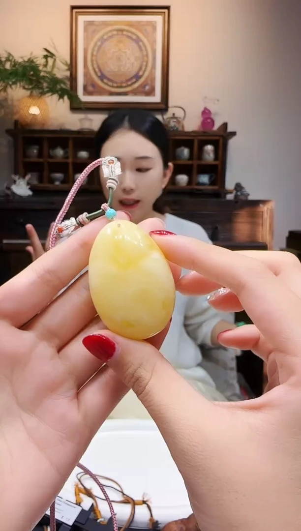 蜜蜡颈饰未镶嵌项链