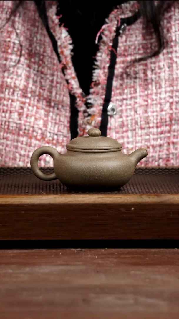 茶壶紫砂蟹壳青仿古225CC