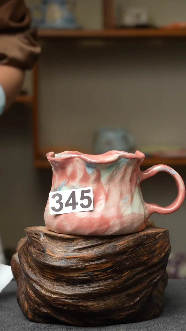 杯子345景德镇手创颜色釉杯（食品级）微瑕