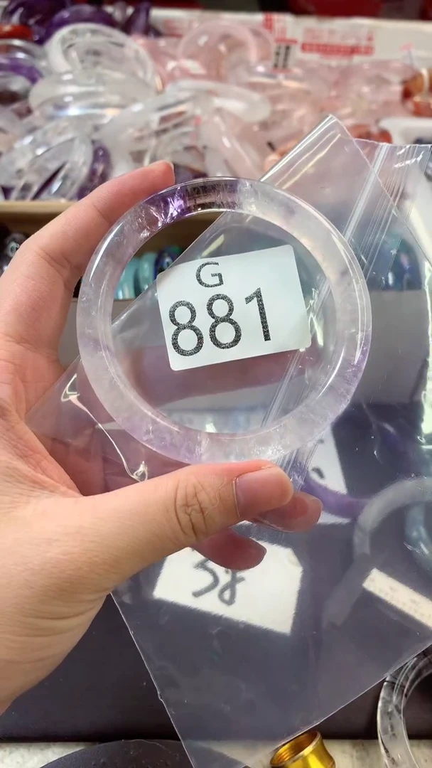 水晶手镯未镶嵌G881-61
