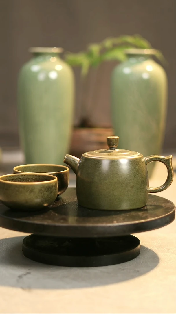 杯子瓷原产地原矿釉一壶两杯