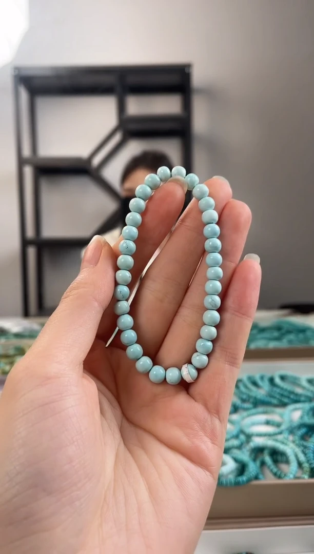 【闪购商品】绿松石珠宝奇石未镶嵌6+mm