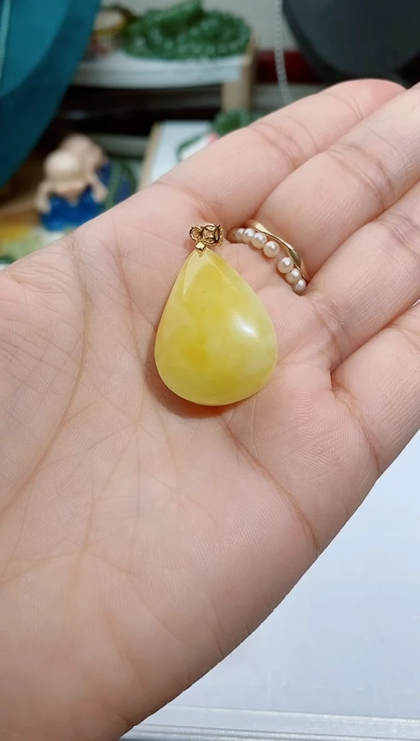 未镶嵌吊坠(不含链)蜜蜡华*：130一个华姐的