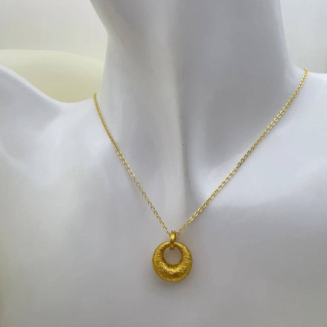 钛钢项链 【Kiss娜】钛钢156气质多配件链条拉丝安扣项链