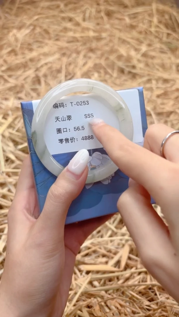 未镶嵌手镯石英质玉T0253-56.5